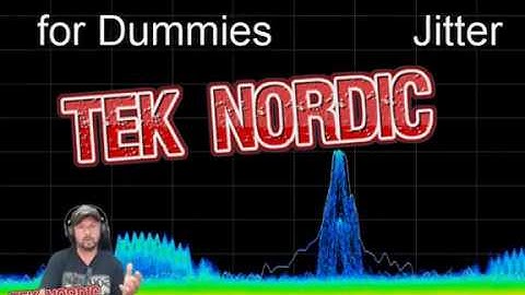 Jitter and TIE.  Demo of the effect of wrong Clock recovery. Tektronix