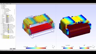 Simulation of electromagnetic actuator DC relay RES34 with GMSH&GetDP