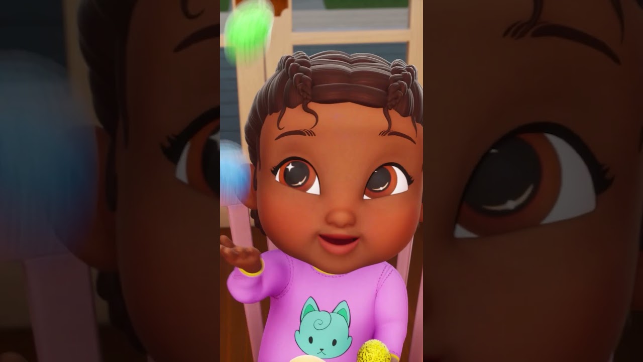 ¡Guerra de comida con huevos de Pascua! 🐣🫟 #dibujos_animados #babyalive #español