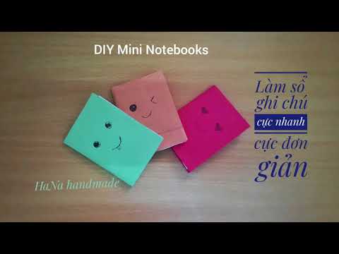 Video Làm sổ ghi chú từ giấy A4 cực nhanh cực đơn giản | DIY... - youtube