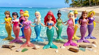 Disney Princess Doll Makeover ~ DIY Miniature Ideas for Barbie - Wig, Dress, Faceup, andMore! DIY