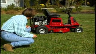 Riding Mower Operator Safety