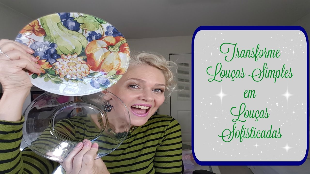 Faça Você mesmo: Transforme Louças Simples em Sofisticadas.