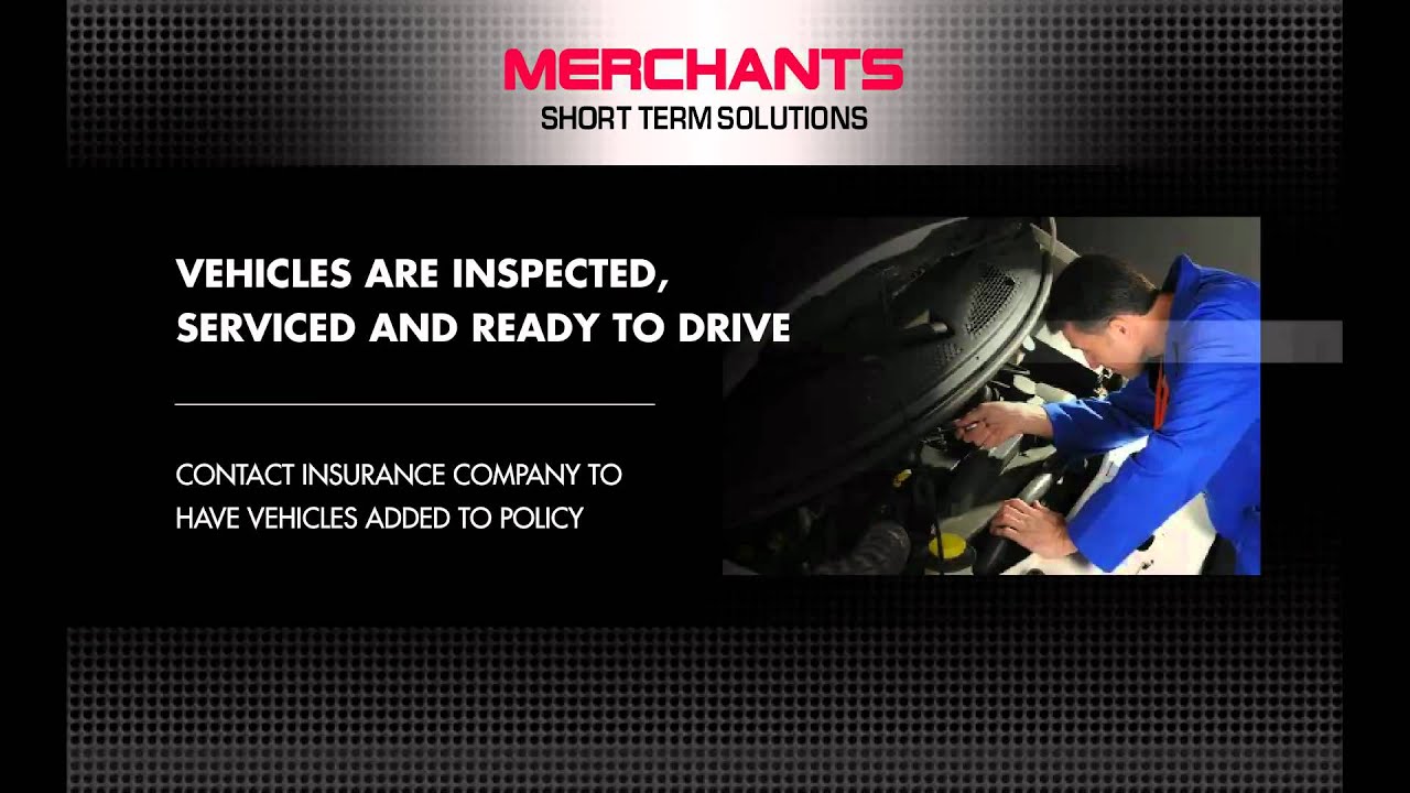 Merchants Short-Term Leasing: Pick Up and Delivery