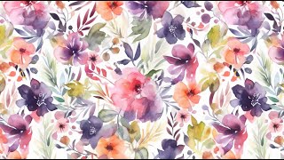 Watercolor seamless pattern, trending on creative market