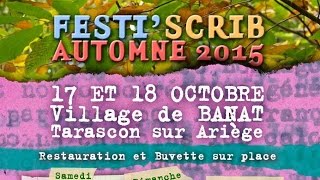 Festi'Scrib de Banat • Automne 2015