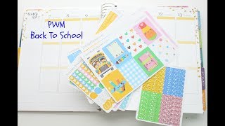 Back To School Plan With Me In My Erin Condren Life Planner Terrific Planner