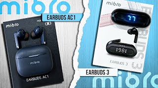 Новые Бюджетные Наушники Mibro Earbuds3 и Mibro EarbudsAC1