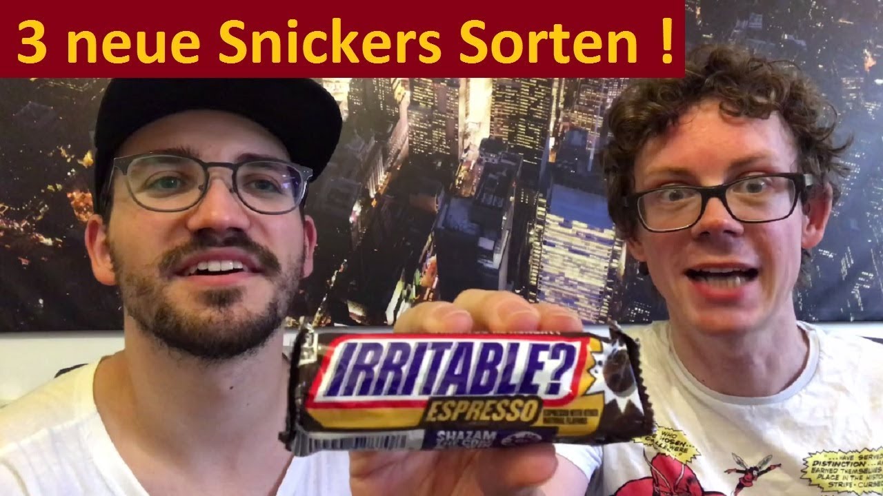3 neue Snickers-Sorten aus den USA im Test: Espresso, Salty & Sweet ...