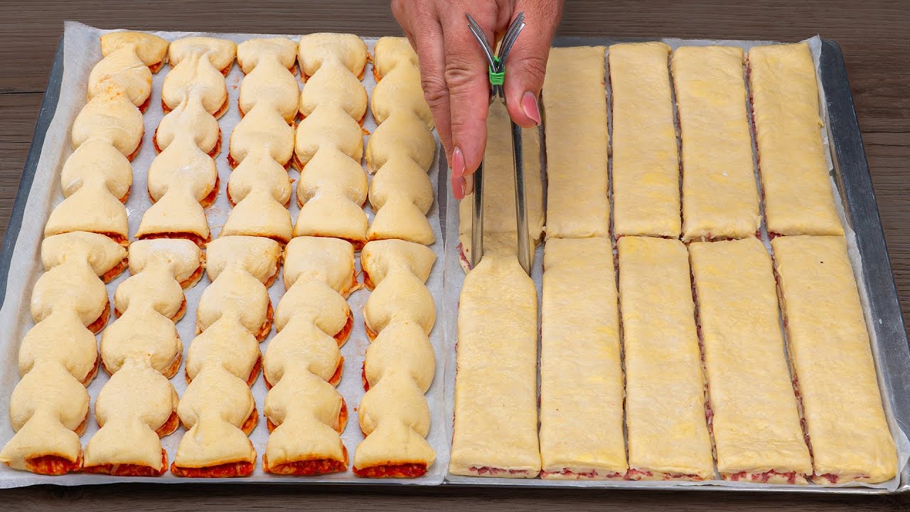 100 штук в минуту! Закуска из слоёного теста, идеально подходящая для любого мероприятия!