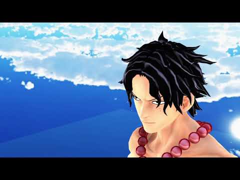 《MMD》エースでBadapple!!remix《ワンピース》