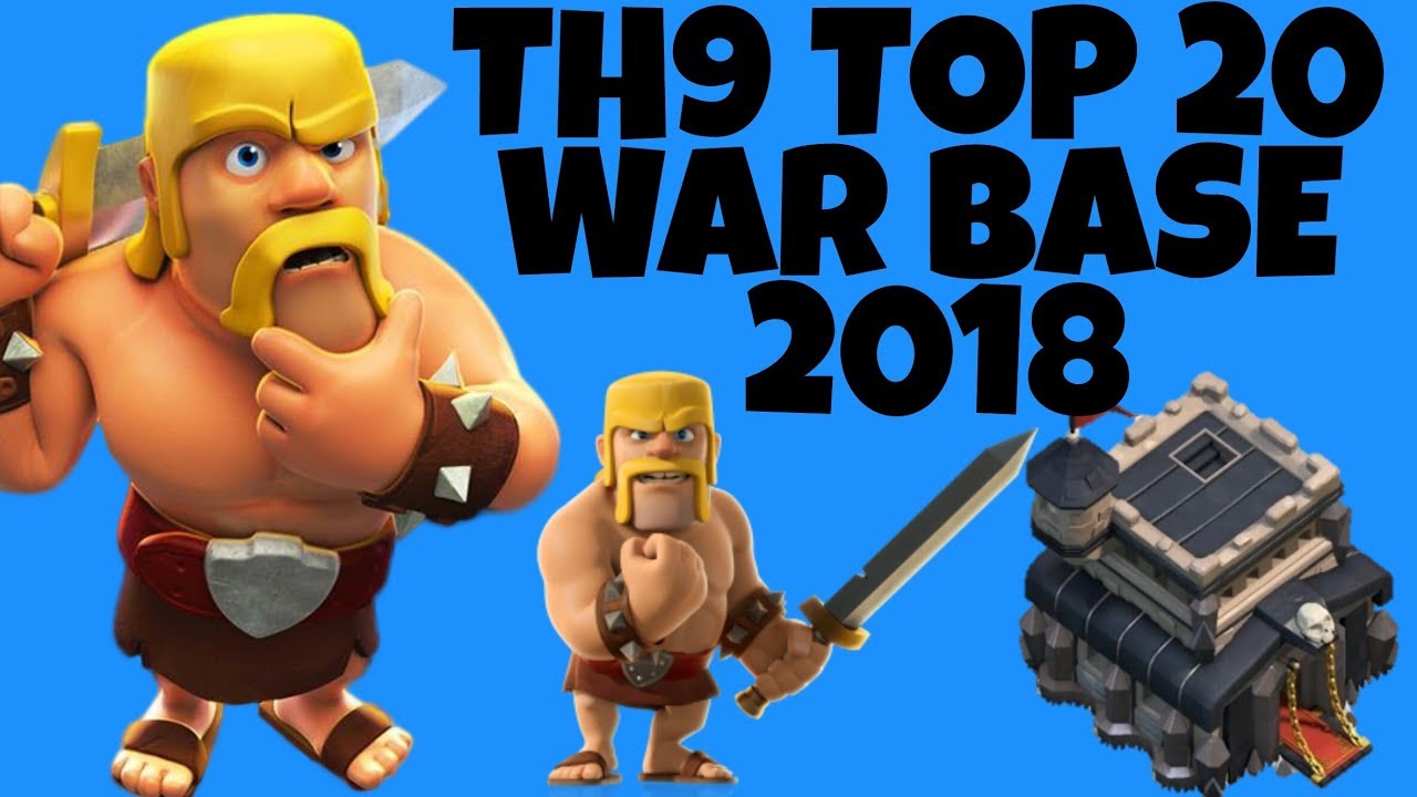 Clash Of Clan !! TOP #20 TH9 Base !! Anti 2 Star !! Anti 3 ...