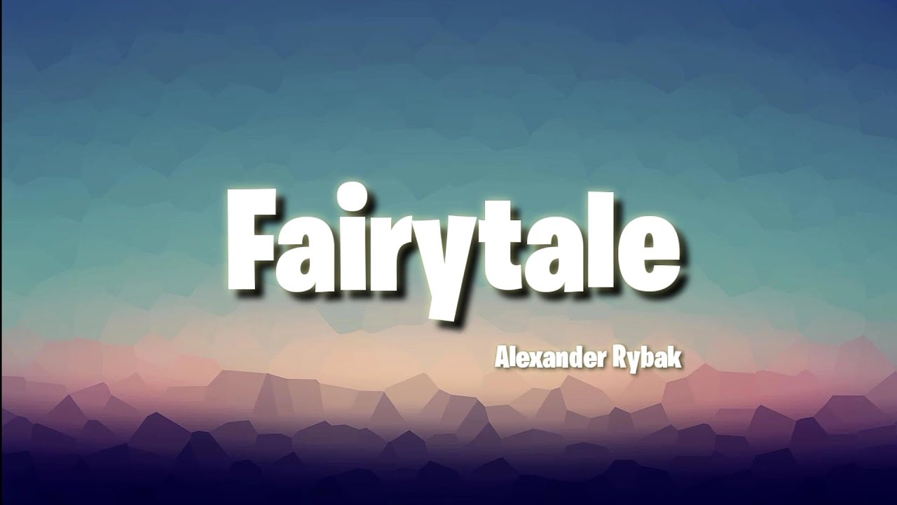 Alexander Rybak - Fairytale ( Lyrics) - YouTube