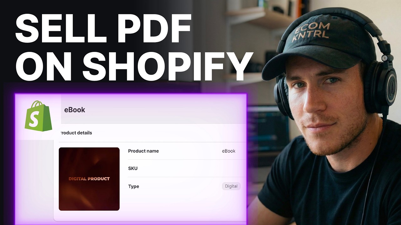 How To Sell PDF On Shopify (2026) | Digital Product Setup - YouTube
