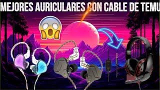 ¡Los Mejores Auriculares con Cable de Temu 2025! | Sonido, Comodidad y Durabilidad😱