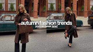 5 autumn trends you can wear NOW! 🍂