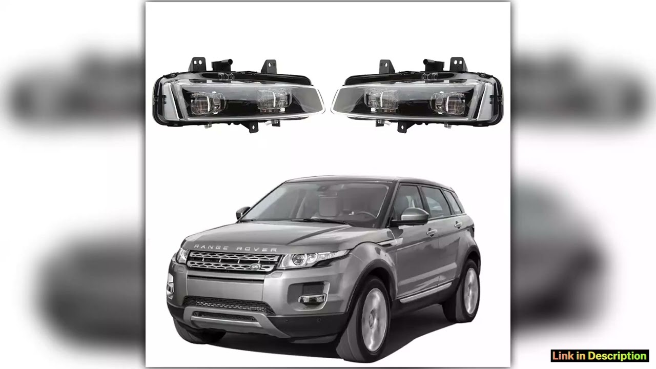 Pair LeftRight Fog Lamp Assembly For Land Rover Range Rover Evoque 20112015 Front Bumper Anti Fog L