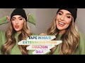 TAPE IN HAIR EXTENSIONS FROM AMAZON Q&A! // Answering all your questions!