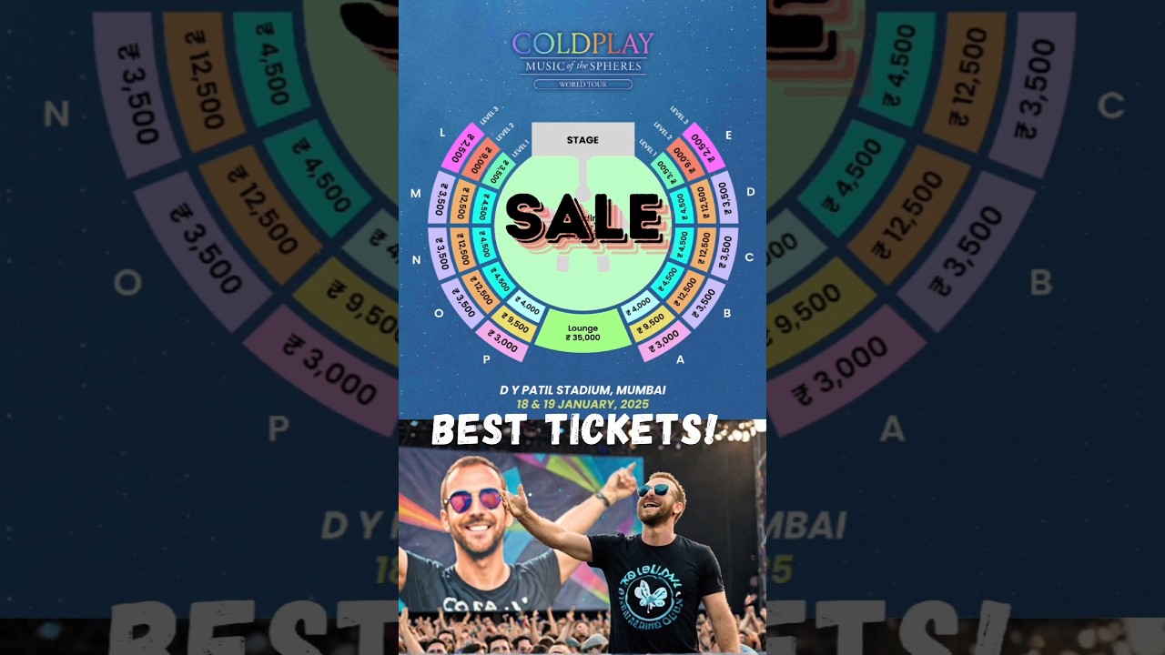 Coldplay in India🤯 : Best tickets to buy 