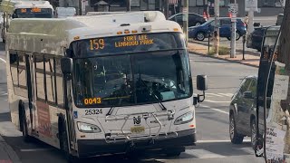 NJ Transit 2026 New Flyer XD40 #25324 on the 159 to Fort Lee @ North Bergen