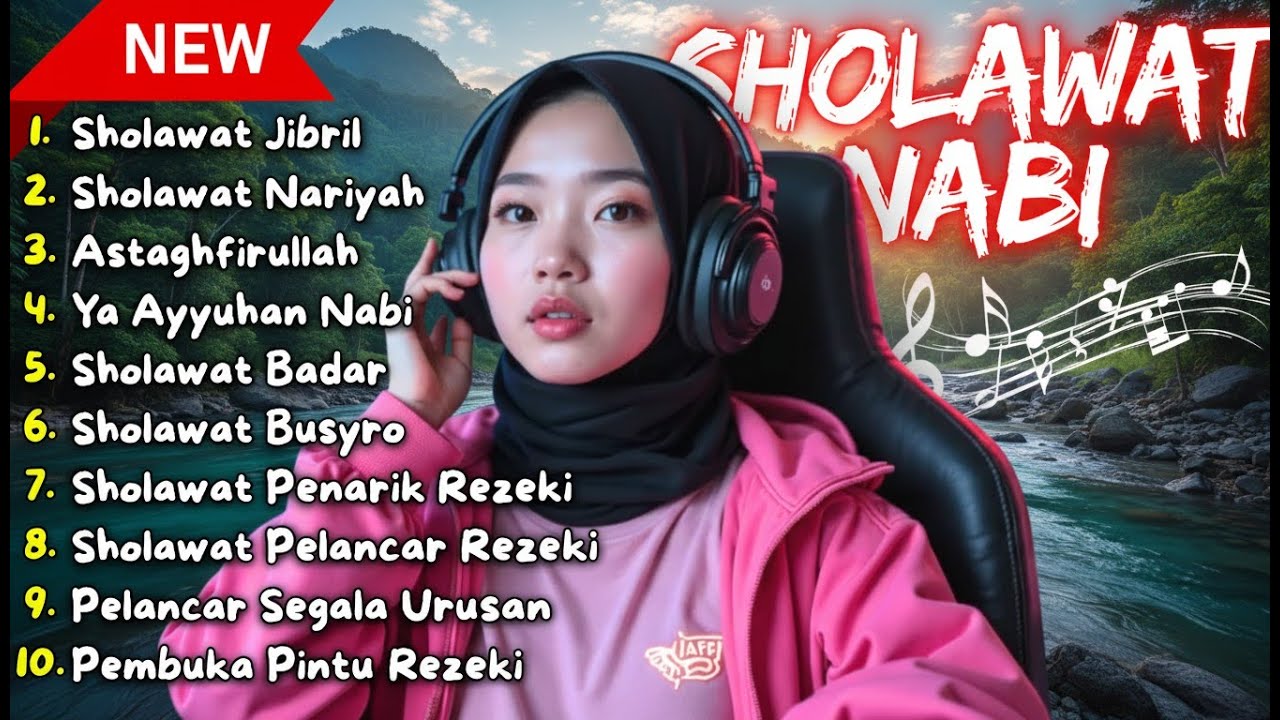 SHOLAWAT NABI MUSTAJAB PENARIK REZEKI | SHOLAWAT JIBRIL, NARIYAH, BADAR KUMPULAN SHOLAWAT TERBAIK