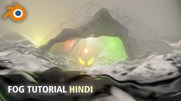 Blender 2.93 fog tutorial hindi | Real time ground fog in blender 2.93 | How add fog blender 2.93.