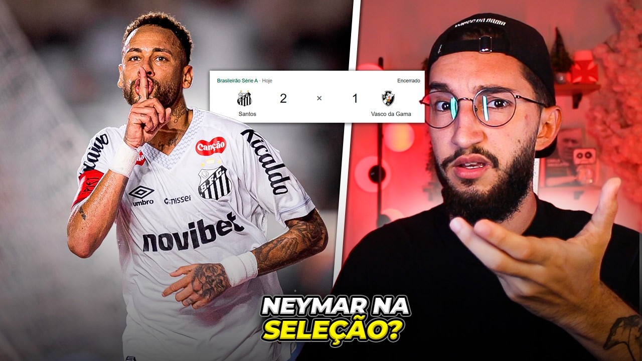 Vasco 1 x 2 Santos - NEYMAR JÁ MERECE ESTAR NA SELEÇÃO BRASILEIRA? 🇧🇷