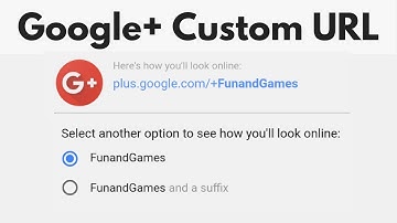 Add or change a Google+ Custom URL