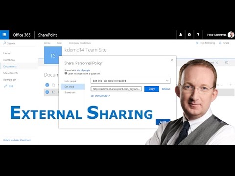 External Sharing in SharePoint Online