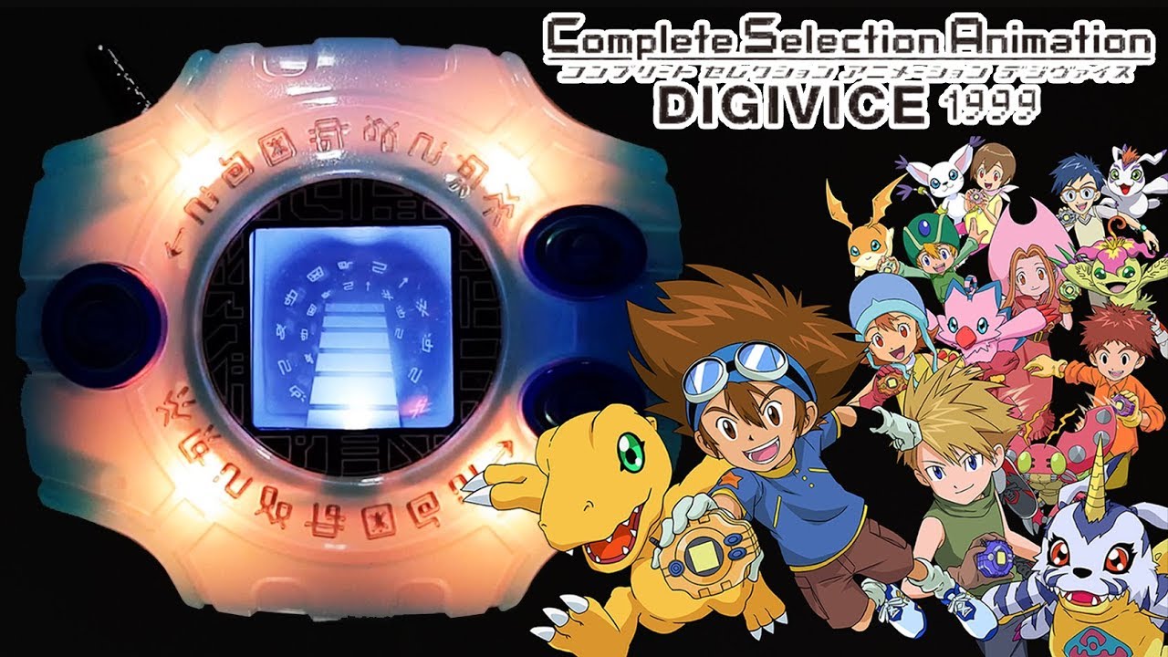 Complete Selection Animation Digivice 1999 All Digivolutions and Attacks  (English Subs)