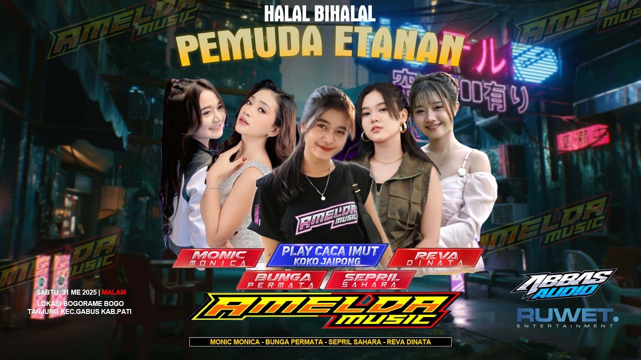 🔴LIVE AMELDA MUSIC - HAPPY PARTY PEMUDA ETANAN - BOGO TANJUNG GABUS PATI - ABBAS AUDIO