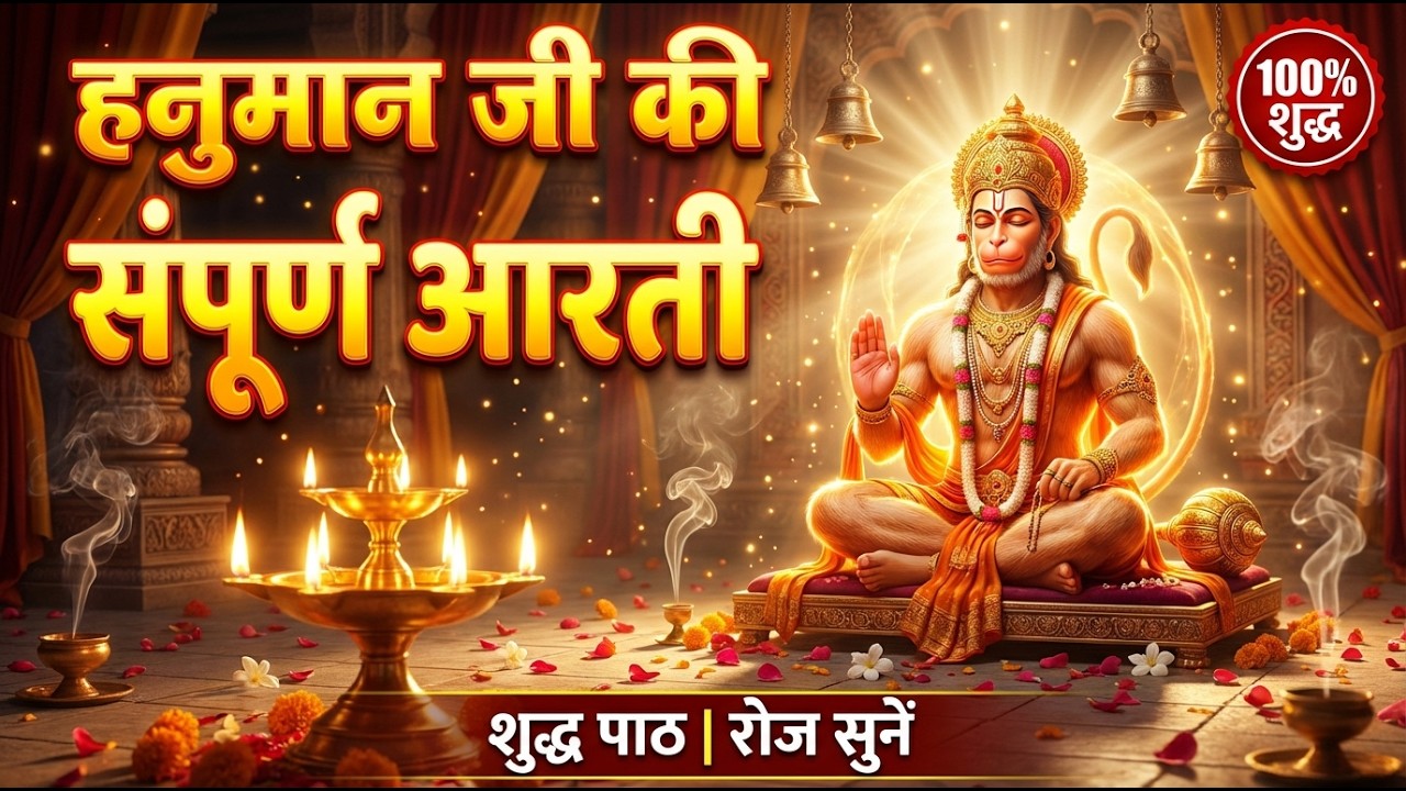 आरती कीजै हनुमान लला की | मंगलवार Special Bhajan | Jai Hanuman Gyan Gun Sagar | श्री हनुमान आरती