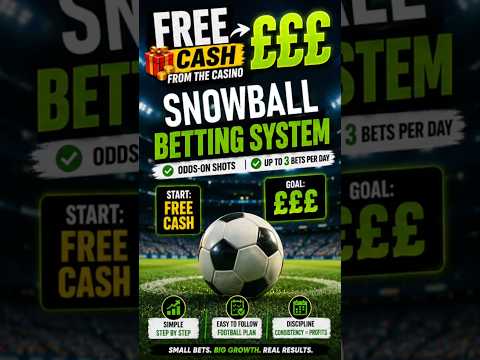SNOWBALL BETTING SYSTEM | DARTS | FOOTBALL | HORSE RACING | TENNIS #bettingsystem #lowstakes
