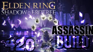 BLACK NINJA ASSASSIN OP BUILD (Elden Ring) LEVEL 420 DLC PvP Gameplay screenshot 4