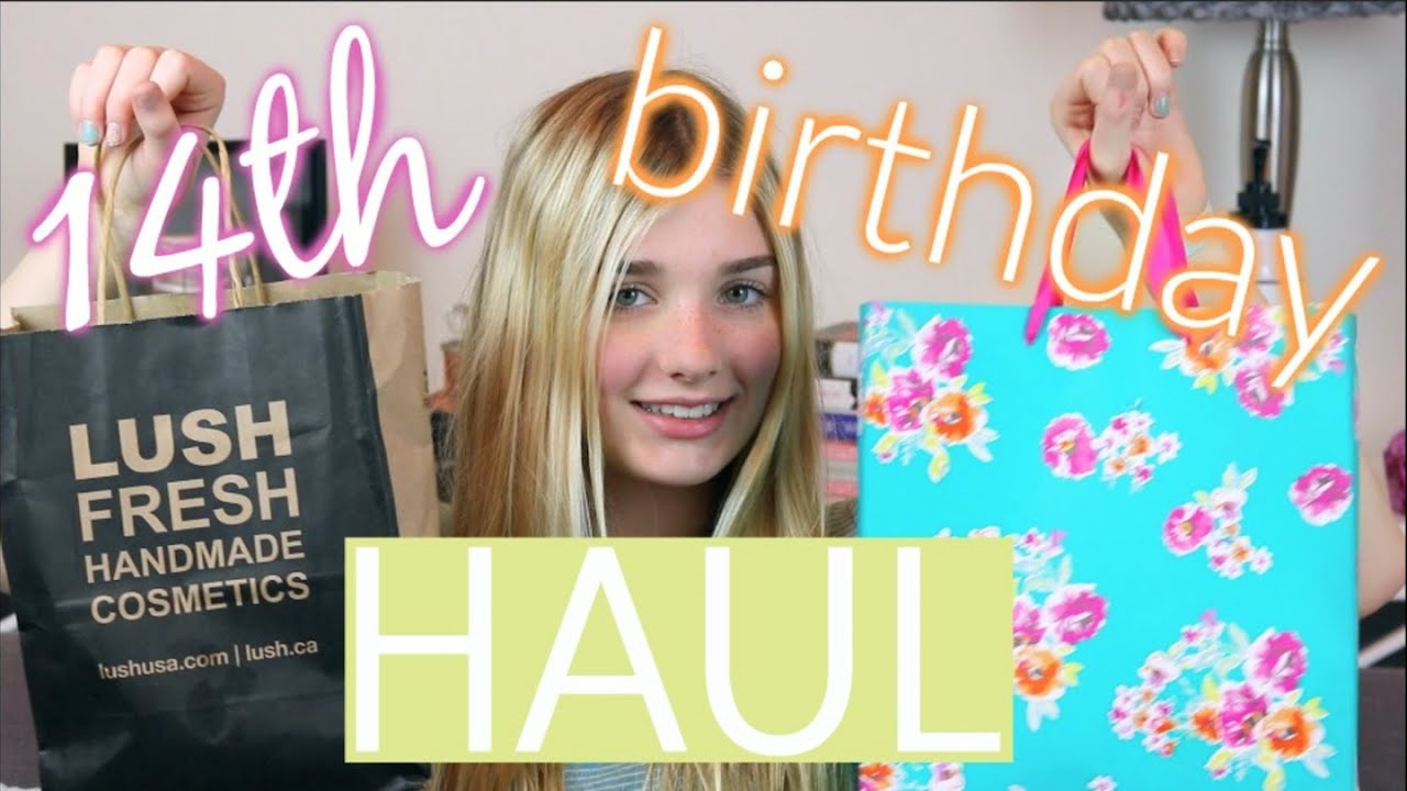 WHAT I GOT FOR MY 14TH BIRTHDAY Avrey Ovard YouTube