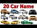 Learn 20 Car Names in Hindi and English with Pictures 🚗🚙 | Fun Learning Video for Kids | learning 