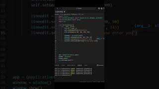 PySide6 Tutorial: QLineEdit Password #python #pyside6 #coding #shortsvideo #shorts