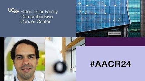 UCSF at #AACR24: Gilmer Valdes, PhD | Advancing Radiation Oncology with AI