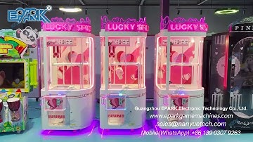 EPARK Lucky Spin Scissors Machine Vending Arcade Claw Machine Coin Operated Doll Catch Games