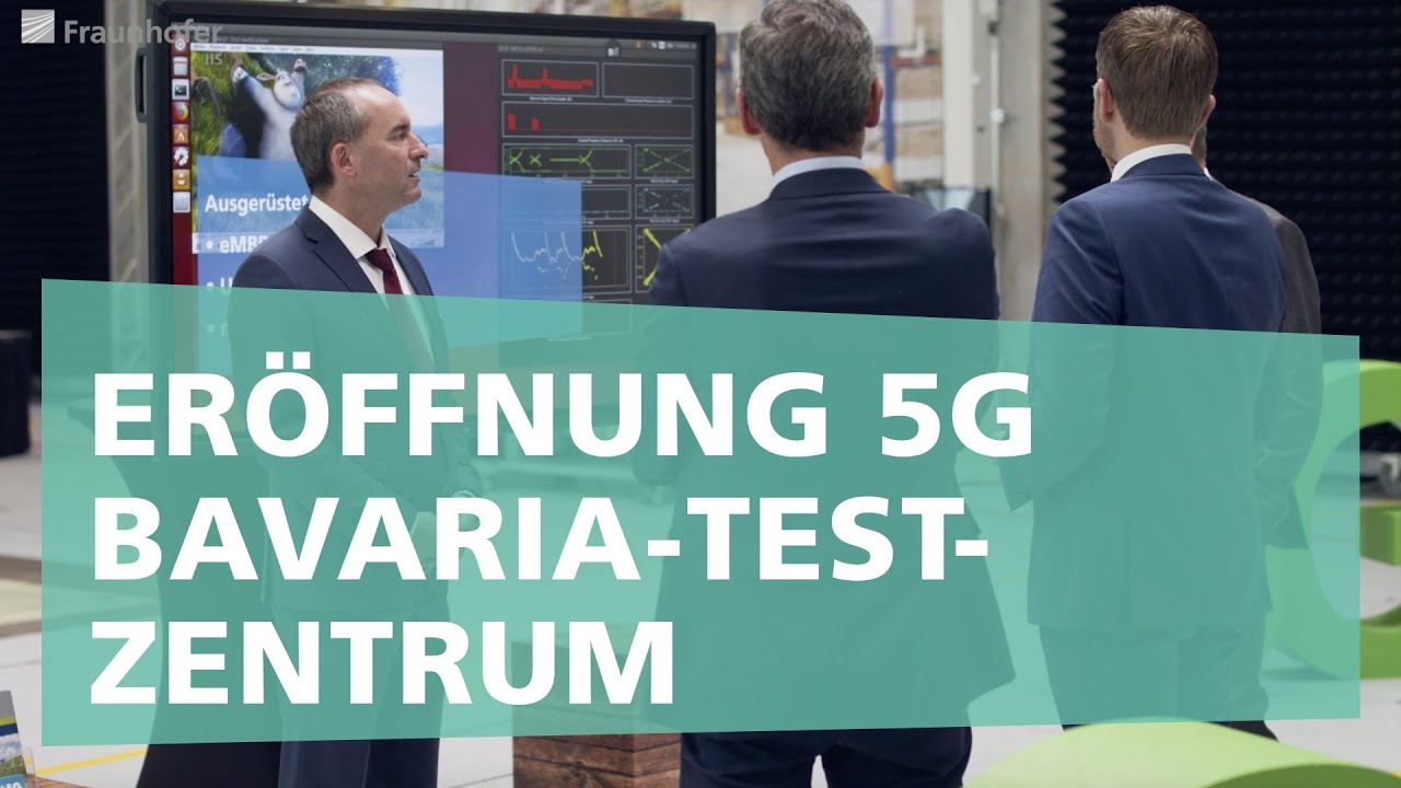 Staatsminister Aiwanger eröffnet 5G Bavaria-Testzentrum und Testbed-Industrie 4.0 am Fraunhofer IIS