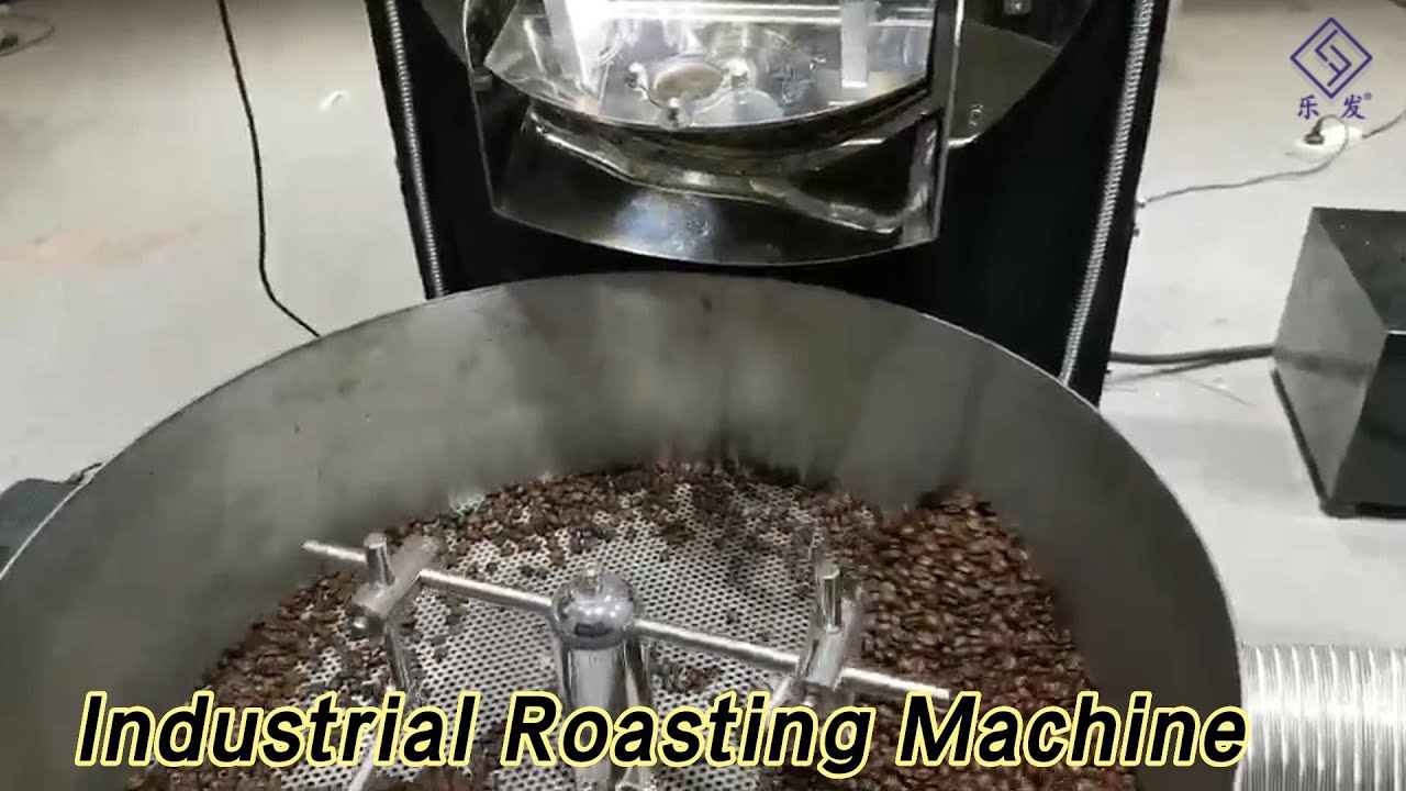 Cocoa Bean Industrial Roasting Machine 2.1kw Electric Heat Commercial ...