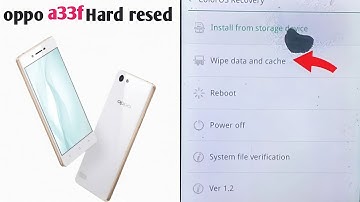 Oppo a33f mobile factory reset video. Oppo a33f Hard reset remove all data from mobile.
