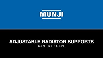 Munji 4x4 Accessories - Adjustable Radiator Bracket (Install Instructions)