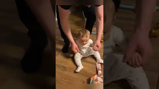 😂😂Funny baby and daddy moments#559 #shorts #HilariousBabies