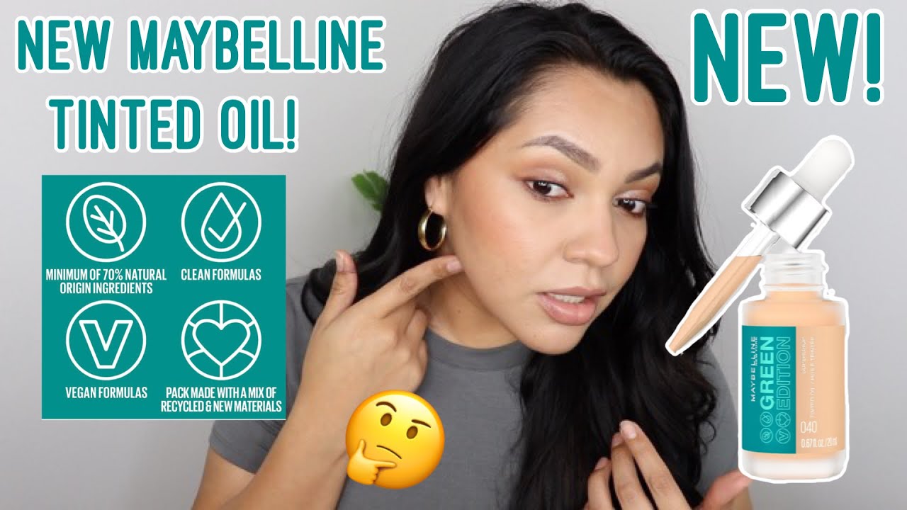 NEW impression MAYBELLINE First EDITION OIL! GREEN TINTED - YouTube