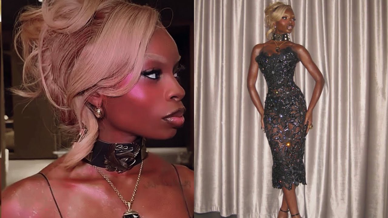 Olandria Stuns in Roberto Cavalli in Milan