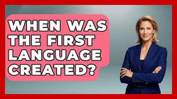 When Was The First Language Created? - The Language Library