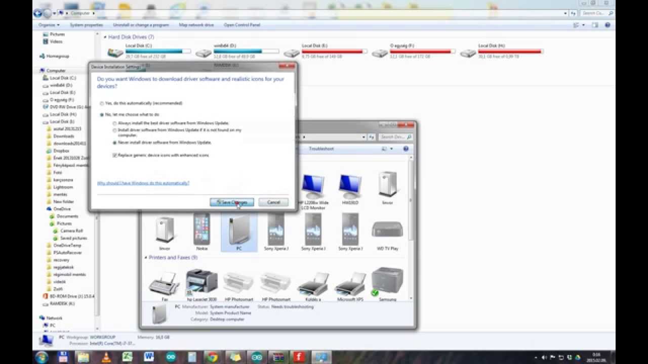 How To Turn Off Automatic Driver Installation Windows 7