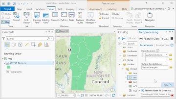 Vector Data: Shapefile and Geodatabase Feature Classes