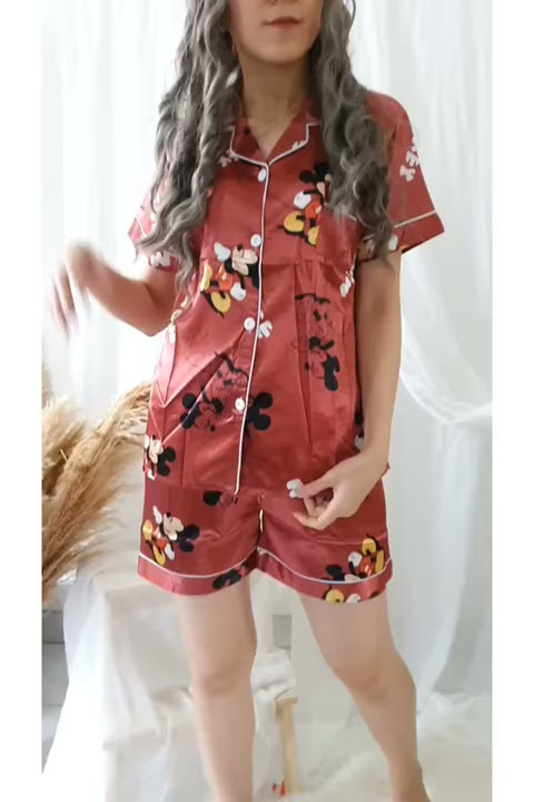 Kemeja tidur satin